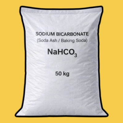 Sodium bicarbonate ( Soda Ash / Baking soda )   (NaHCO₃)